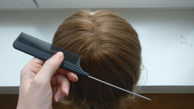 How-to: Adjusting the parting of a hairpiece